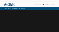 Desktop Screenshot of leemetalfab.com
